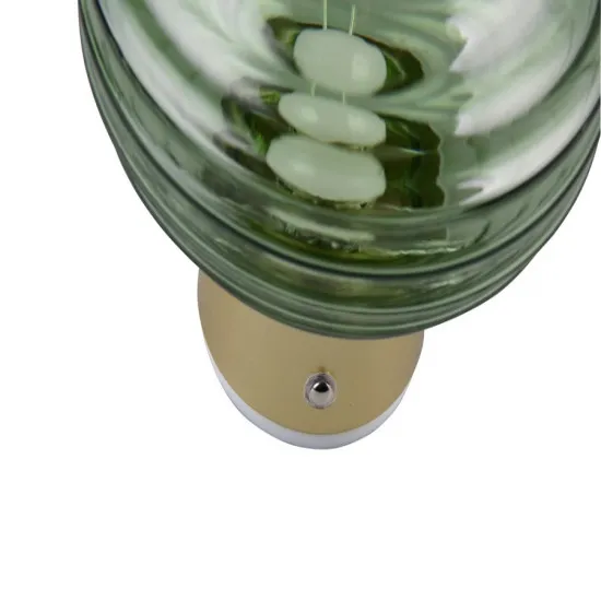 Trio Earl zöld-bronz hordozható LED fali lámpa (TRI-R27771115) LED 1 izzós IP20