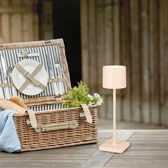 Trio Fernandez bézs LED kültéri asztali lámpa (TRI-R54096166) LED 1 izzós IP54