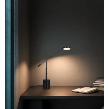 Trio Fiore matt fekete LED asztali lámpa (TRI-554610132) LED 1 izzós IP20