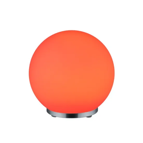 Trio George króm-fehér LED asztali lámpa (TRI-R52211106) LED 1 izzós IP20