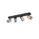 Trio Gillan fekete-barna mennyezeti spotlámpa (TRI-814500465) GU10 4 izzós IP20