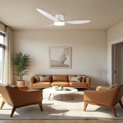 Trio Göteborg fehér LED ventilátoros lámpa (TRI-R64202131) LED 1 izzós IP20