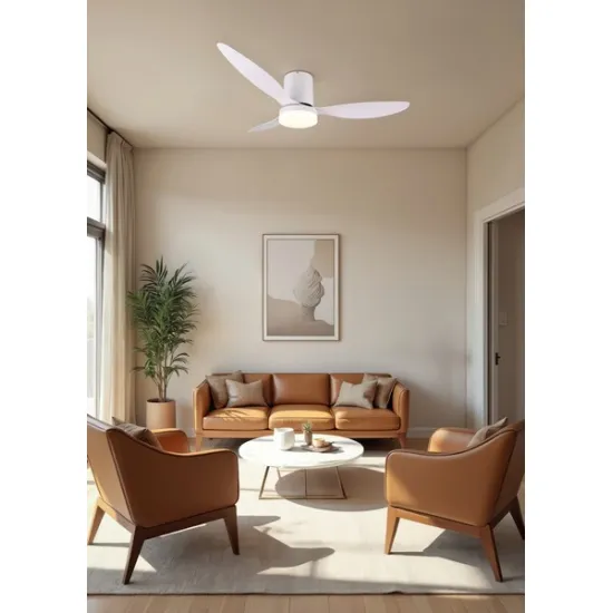 Trio Göteborg fehér LED ventilátoros lámpa (TRI-R64202131) LED 1 izzós IP20