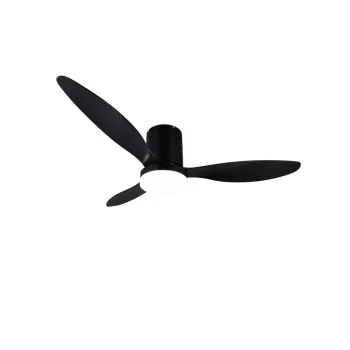 Trio Göteborg fekete LED ventilátoros lámpa (TRI-R64202132) LED 1 izzós IP20