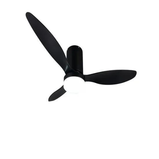 Trio Göteborg fekete LED ventilátoros lámpa (TRI-R64202132) LED 1 izzós IP20