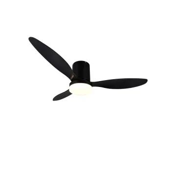 Trio Göteborg fekete LED ventilátoros lámpa (TRI-R64202132) LED 1 izzós IP20