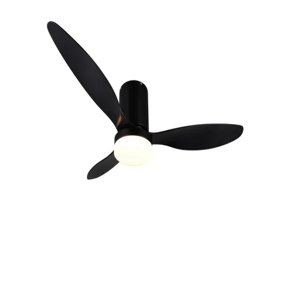 Trio Göteborg fekete LED ventilátoros lámpa (TRI-R64202132) LED 1 izzós IP20