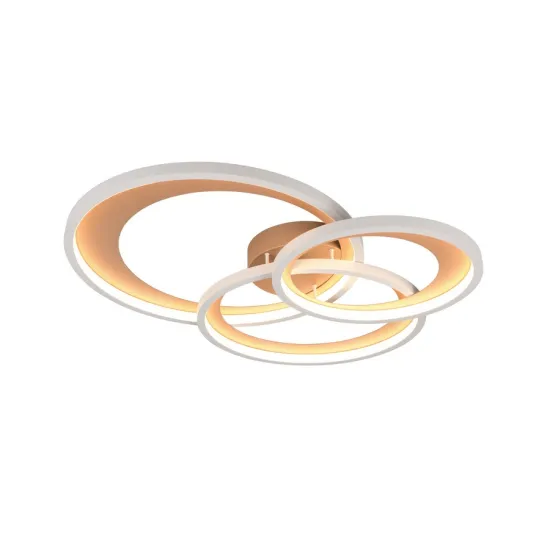 Trio Granada barna-szürke LED mennyezeti lámpa (TRI-673810365) LED 1 izzós IP20