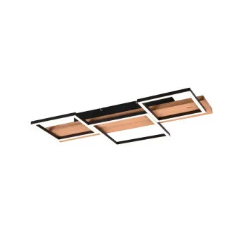 Trio Harper natúr-fekete LED mennyezeti lámpa (TRI-622910332) LED 1 izzós IP20