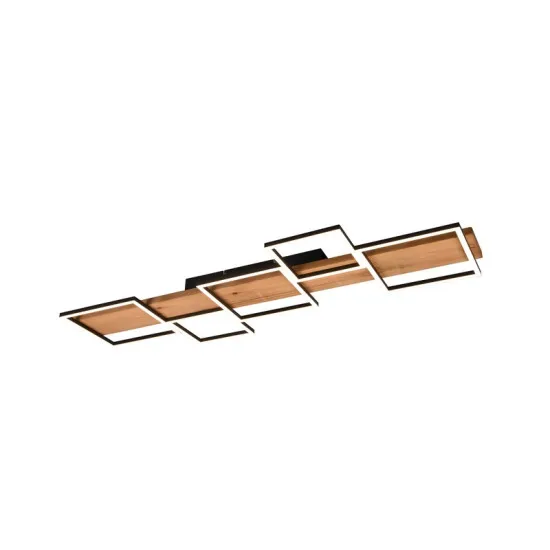 Trio Harper natúr-fekete LED mennyezeti lámpa (TRI-622910532) LED 1 izzós IP20