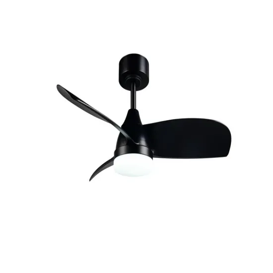 Trio Helsinki fekete LED ventilátoros lámpa (TRI-R62732132) LED 1 izzós IP20