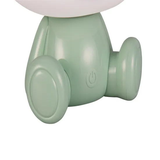 Trio Hopper fehér-zöld gyerek LED asztali lámpa (TRI-R57971115) LED 1 izzós IP20