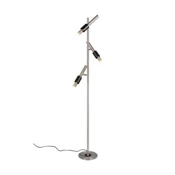 Trio Ikaris matt nikkel-fekete LED állólámpa (TRI-455310307) LED 3 izzós IP20