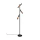 Trio Ikaris fekete-kávé LED állólámpa (TRI-455310332) LED 3 izzós IP20