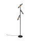 Trio Ikaris fekete-kávé LED állólámpa (TRI-455310332) LED 3 izzós IP20