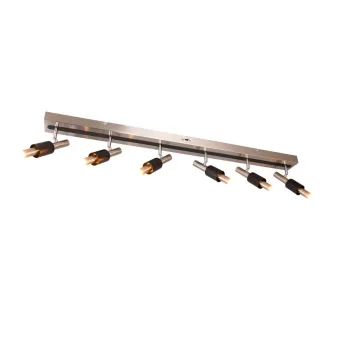 Trio Ikaris matt nikkel-fekete LED mennyezeti spotlámpa (TRI-855310607) LED 6 izzós IP20