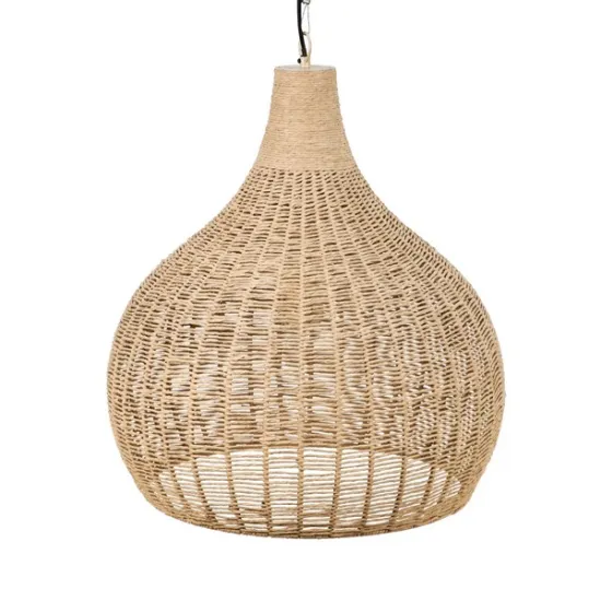 Trio Janne natúr függesztett lámpa (TRI-366700136) E27 1 izzós IP20