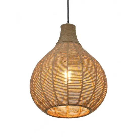 Trio Janne natúr függesztett lámpa (TRI-366790137) E27 1 izzós IP20