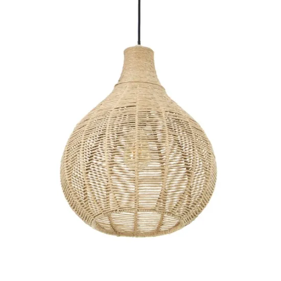 Trio Janne natúr függesztett lámpa (TRI-366790137) E27 1 izzós IP20