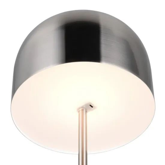 Trio Jeff króm hordozható LED asztali/állólámpa (TRI-R49151107) LED 1 izzós IP20