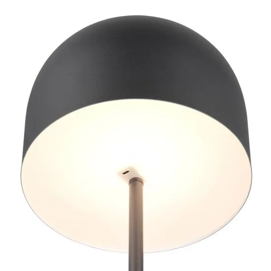 Trio Jeff fekete hordozható LED asztali/állólámpa (TRI-R49151132) LED 1 izzós IP20