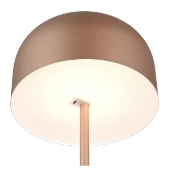 Trio Jeff barna hordozható LED asztali/állólámpa (TRI-R49151165) LED 1 izzós IP20