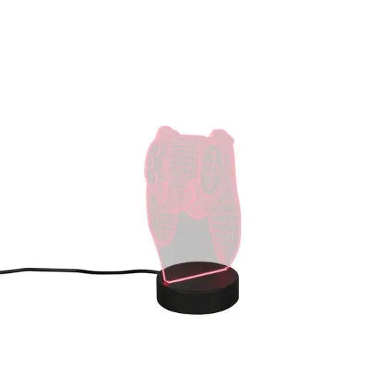 Trio Joy fekete gyerek LED asztali lámpa (TRI-R53881102) LED 1 izzós IP20