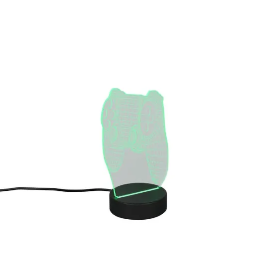 Trio Joy fekete gyerek LED asztali lámpa (TRI-R53881102) LED 1 izzós IP20