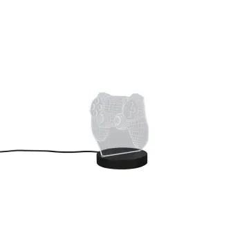 Trio Joy fekete gyerek LED asztali lámpa (TRI-R53881102) LED 1 izzós IP20