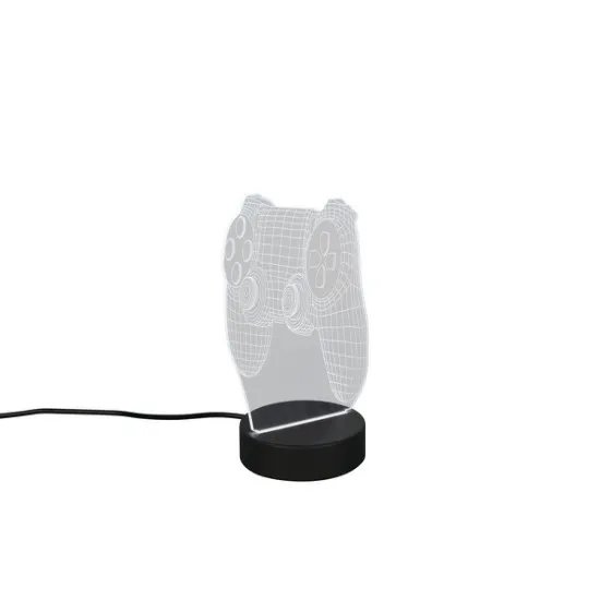 Trio Joy fekete gyerek LED asztali lámpa (TRI-R53881102) LED 1 izzós IP20