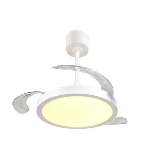 Trio Kasfjord fehér LED ventilátoros lámpa (TRI-R64452131) LED 1 izzós IP20