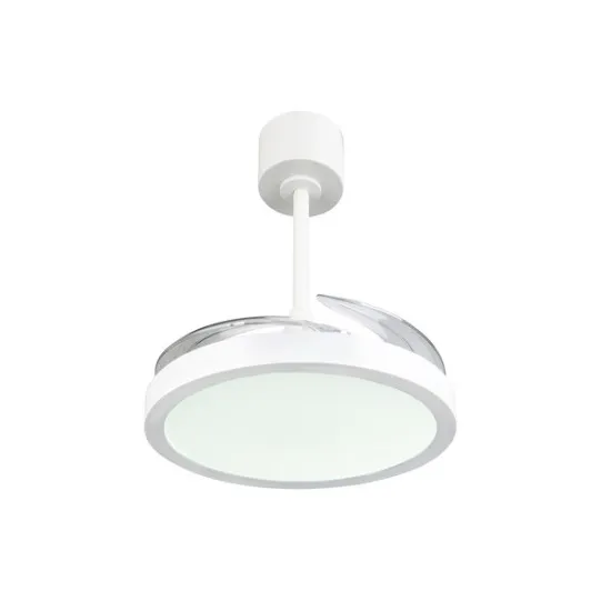 Trio Kasfjord fehér LED ventilátoros lámpa (TRI-R64452131) LED 1 izzós IP20