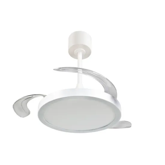 Trio Kasfjord fehér LED ventilátoros lámpa (TRI-R64452131) LED 1 izzós IP20