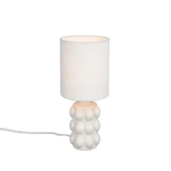 Trio Kate fehér asztali lámpa (TRI-R56481001) E14 1 izzós IP20