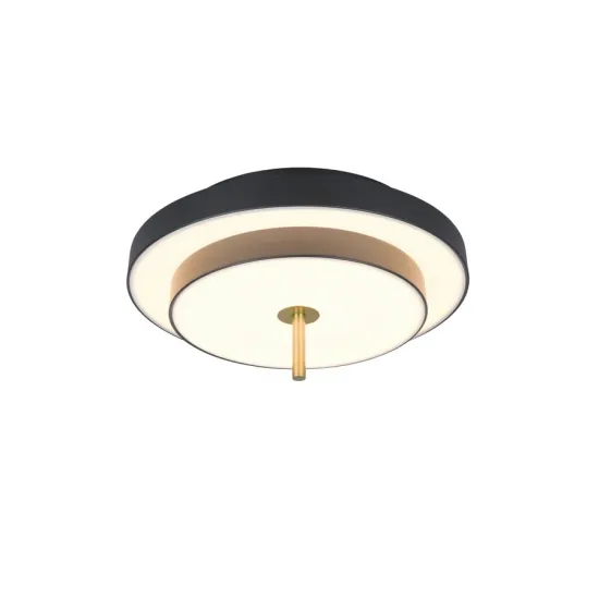 Trio Keaton arany-fekete LED mennyezeti lámpa (TRI-640210180) LED 1 izzós IP20