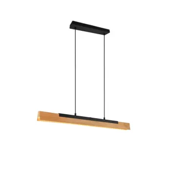 Trio Kerala natúr-fekete LED függesztett lámpa (TRI-341610132) LED 1 izzós IP20