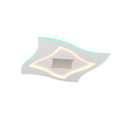 Trio Klint matt fehér LED mennyezeti lámpa (TRI-633610131) LED 1 izzós IP20