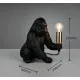 Trio Kong - állatos fekete gorilla asztali lámpa (TRI-R56611002) E14 1 izzós IP20