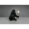 Trio Kong - állatos fekete gorilla asztali lámpa (TRI-R56611002) E14 1 izzós IP20