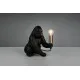 Trio Kong - állatos fekete gorilla asztali lámpa (TRI-R56611002) E14 1 izzós IP20