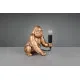 Trio Kong - állatos arany gorilla asztali lámpa (TRI-R56611079) E14 1 izzós IP20