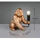 Trio Kong - állatos arany gorilla asztali lámpa (TRI-R56611079) E14 1 izzós IP20