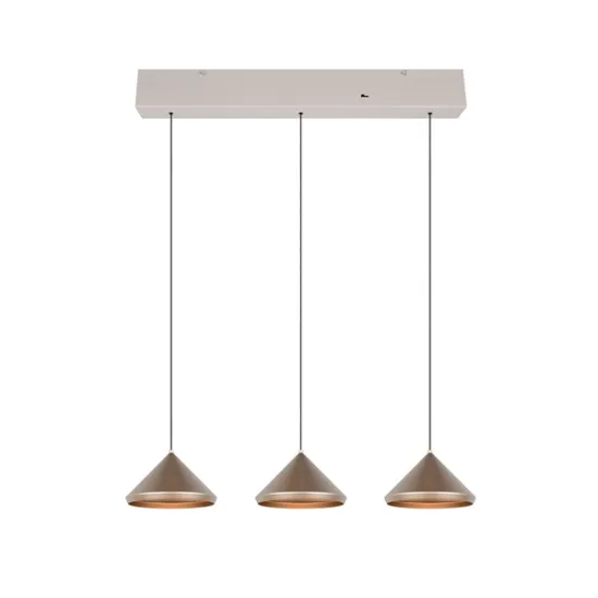 Trio Laguna cappuccino LED függesztett lámpa (TRI-336210365) LED 3 izzós IP20