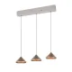 Trio Laguna cappuccino LED függesztett lámpa (TRI-336210365) LED 3 izzós IP20