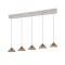 Trio Laguna cappuccino LED függesztett lámpa (TRI-336210565) LED 5 izzós IP20