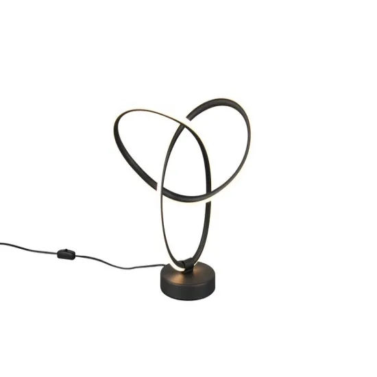 Trio Lando fekete LED asztali lámpa (TRI-R53591132) LED 1 izzós IP20