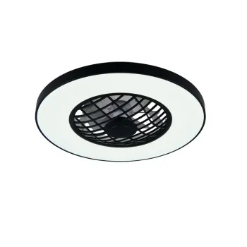 Trio Linköping fekete LED ventilátoros lámpa (TRI-R64462102) LED 1 izzós IP20