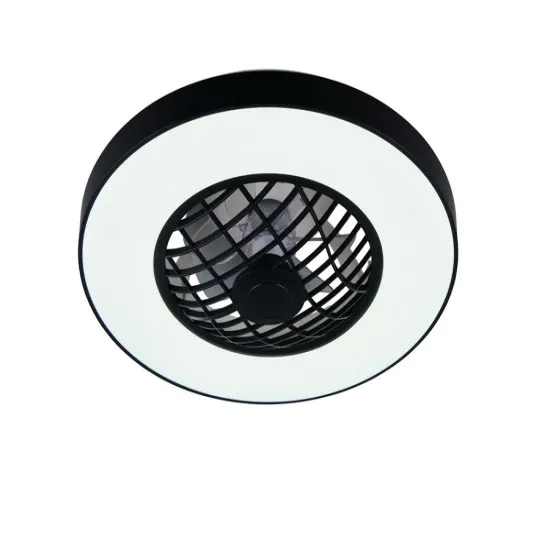 Trio Linköping fekete LED ventilátoros lámpa (TRI-R64462102) LED 1 izzós IP20
