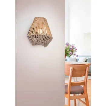 Trio Lira fekete-natúr hordozható LED asztali lámpa (TRI-R55991126) LED 1 izzós IP20