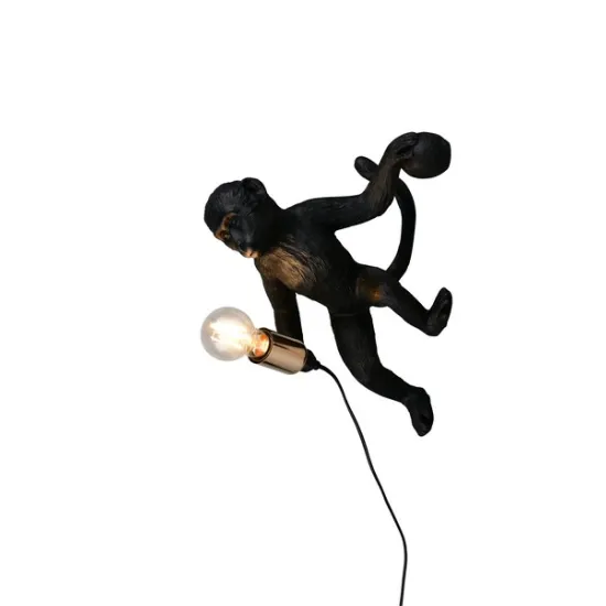 Trio Louy fekete csimpánz falikar (TRI-R26541002) E27 1 izzós IP20